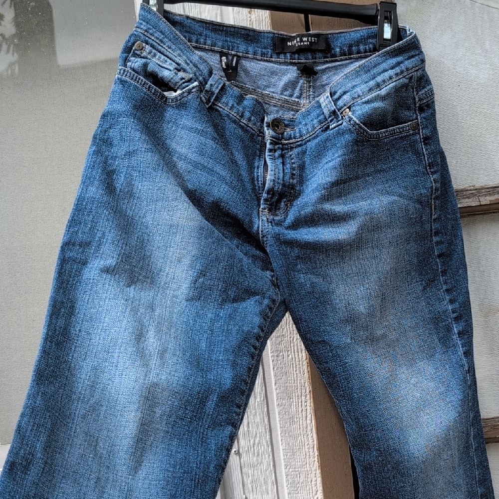Nine West Blue Boot Cut Jeans Like New